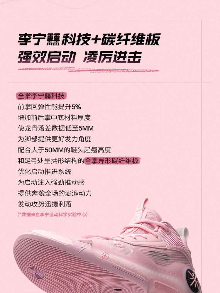 Li-Ning Way of Wade 10 Low 'Cherry Blossom' ABAS083-3 - KICKS CREW