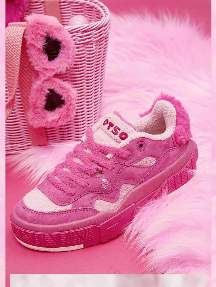 Pink Strawberry Sneakers, EU37 (Us6.5) / Pink