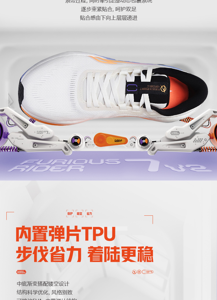 China Li-Ning 2020 Fashion Week FURIOUS RIDER ACE Men's Stable Running Shoes