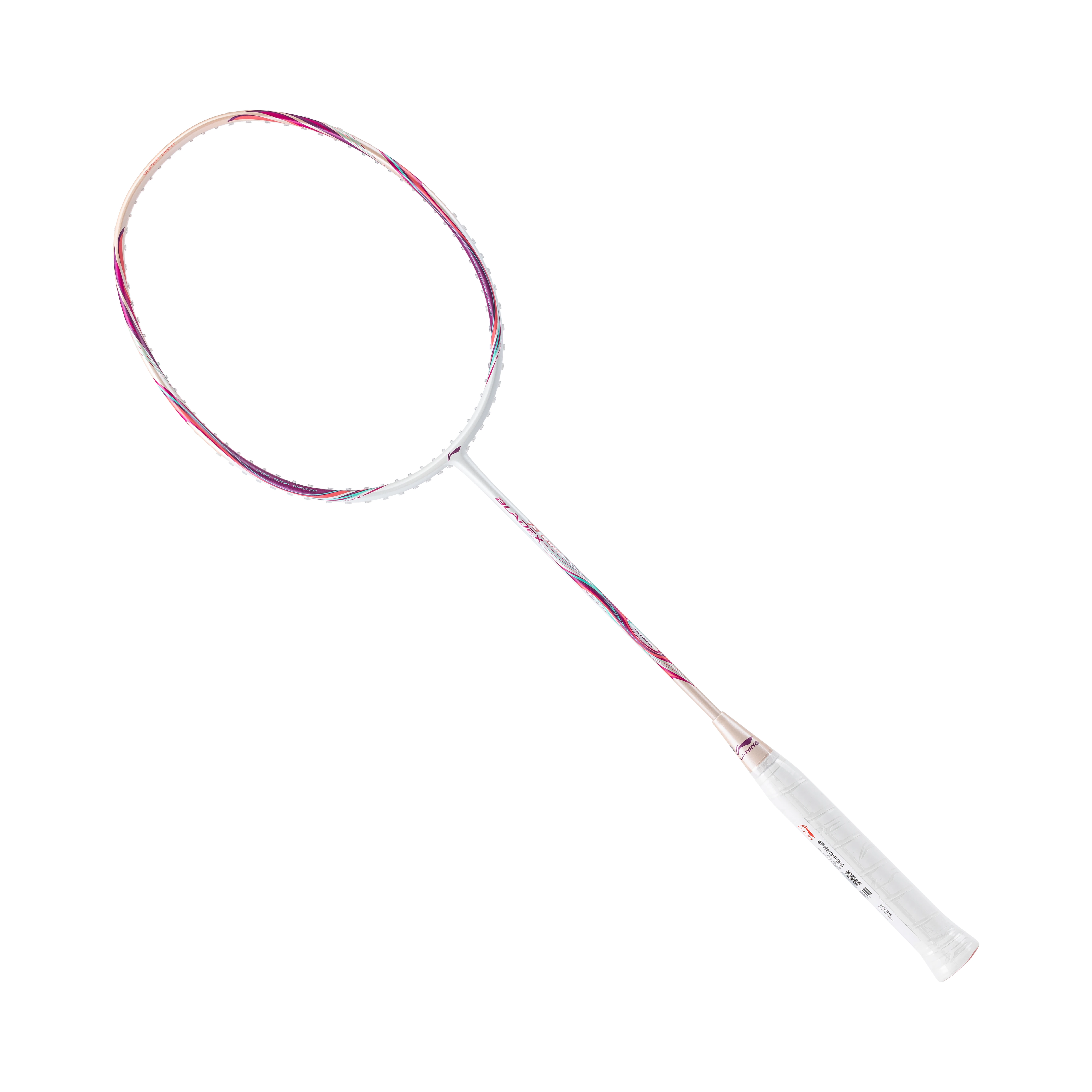 Li Ning Bladex 73 Light 6U Badminton Racket Pink and Blue Racquet