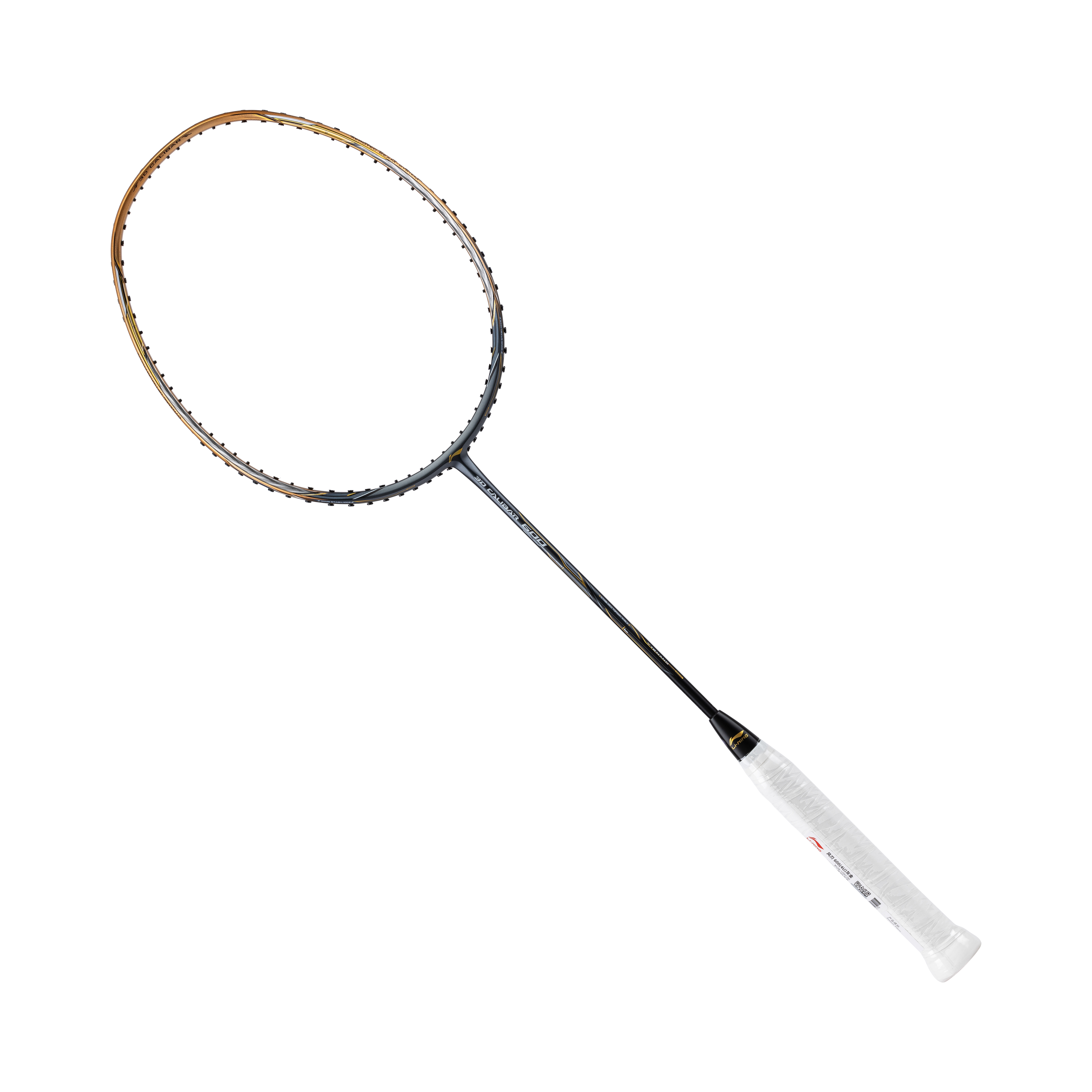 Li-Ning 2019 3D CALIBAR 600 Speed Badminton Racket | Grey Gold